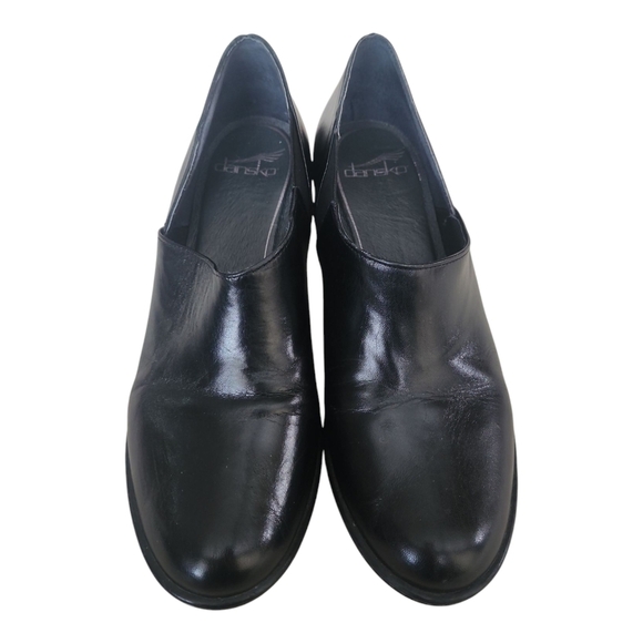 Dansko Black Leather Slip On Comfort Work Baylee Pump Womens 41 - Picture 3 of 11
